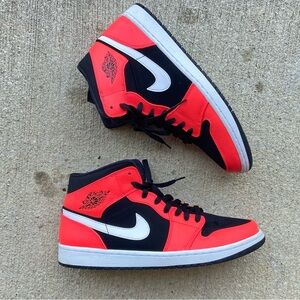 Jordan 1 Retro Mid “Infrared 23”